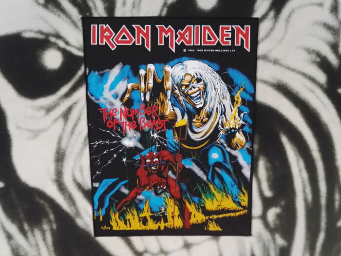 Iron Maiden The Number Of The Beast Backpatch 1982