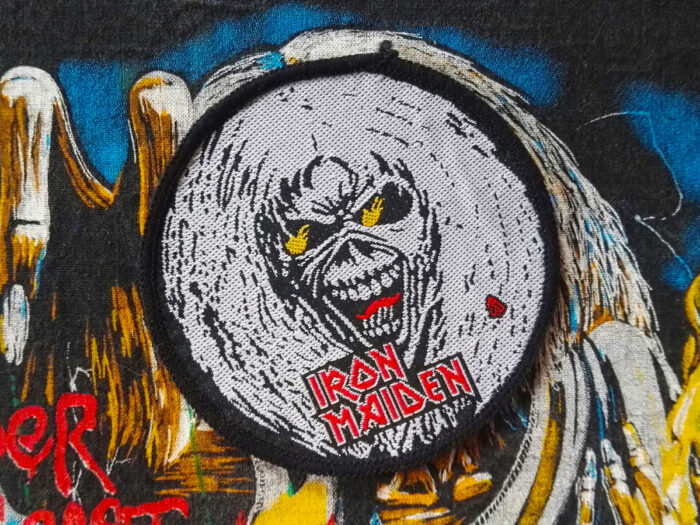 Iron Maiden The Number Of The Beast Woven Patch Circular