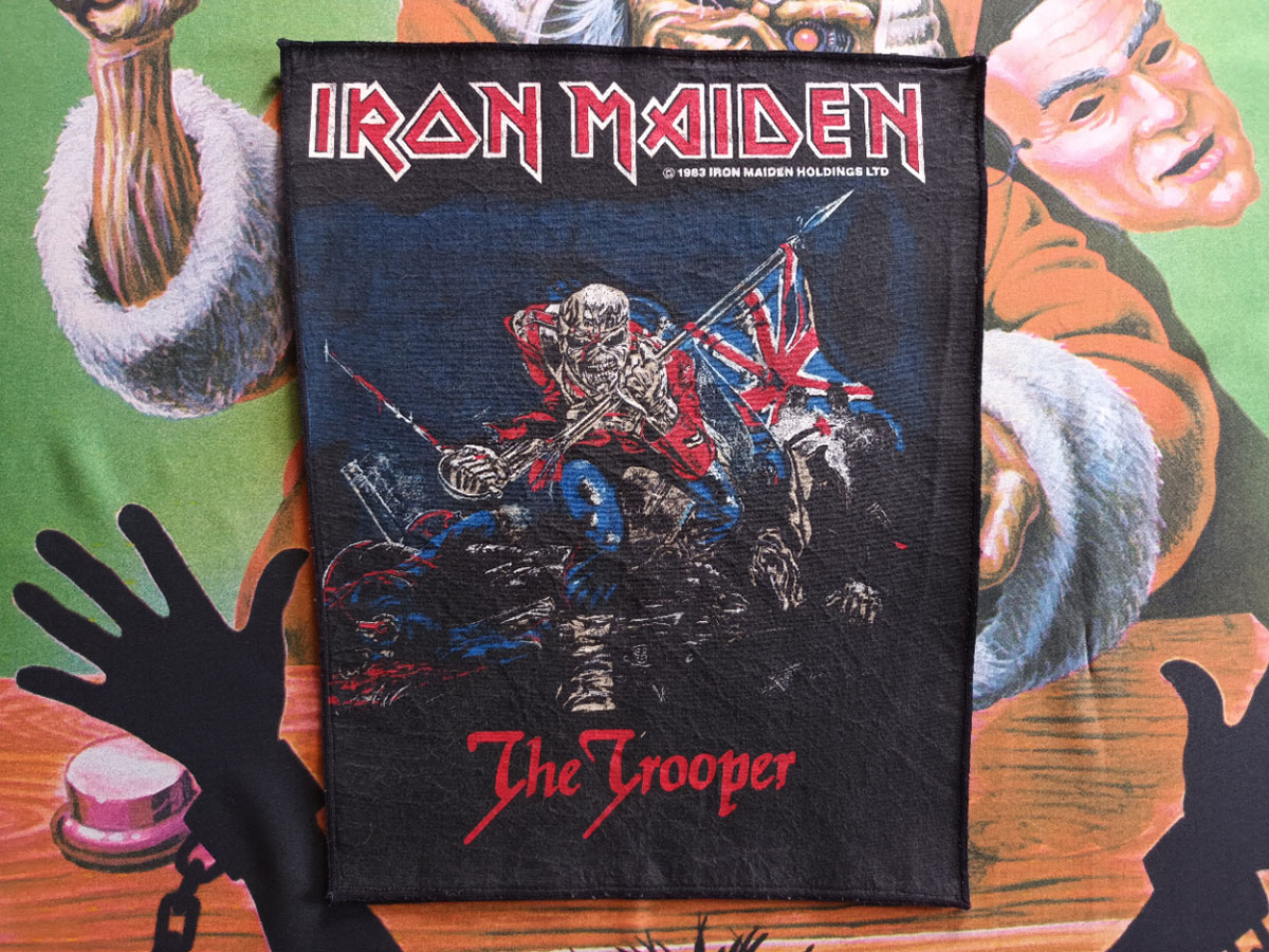 Iron Maiden The Trooper Backpatch 1983 Version III