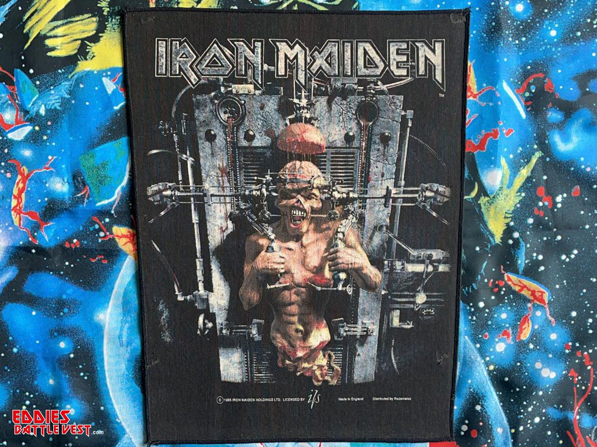 Iron Maiden The X-Factor Backpatch 1995 Version II