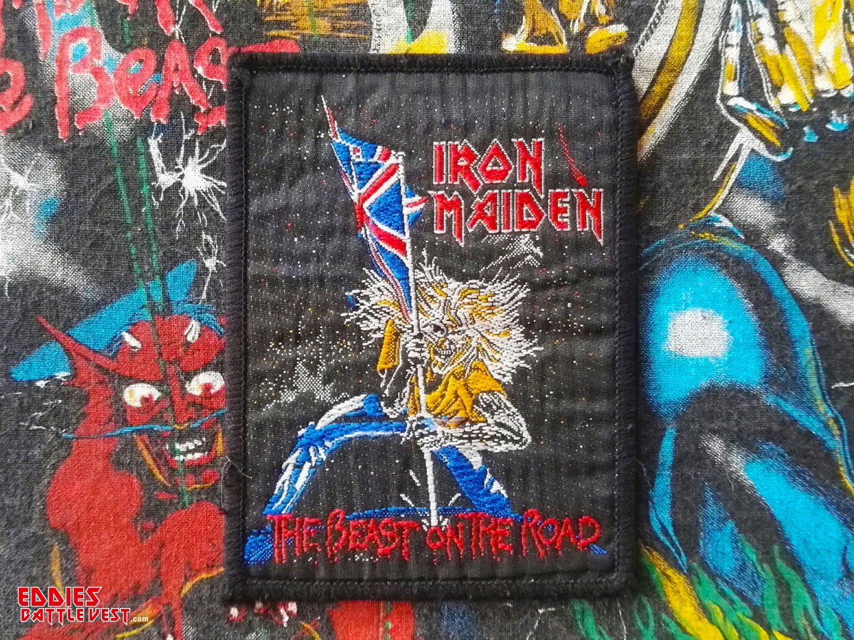 Iron Maiden Thge Beast On The Road Woven Patch