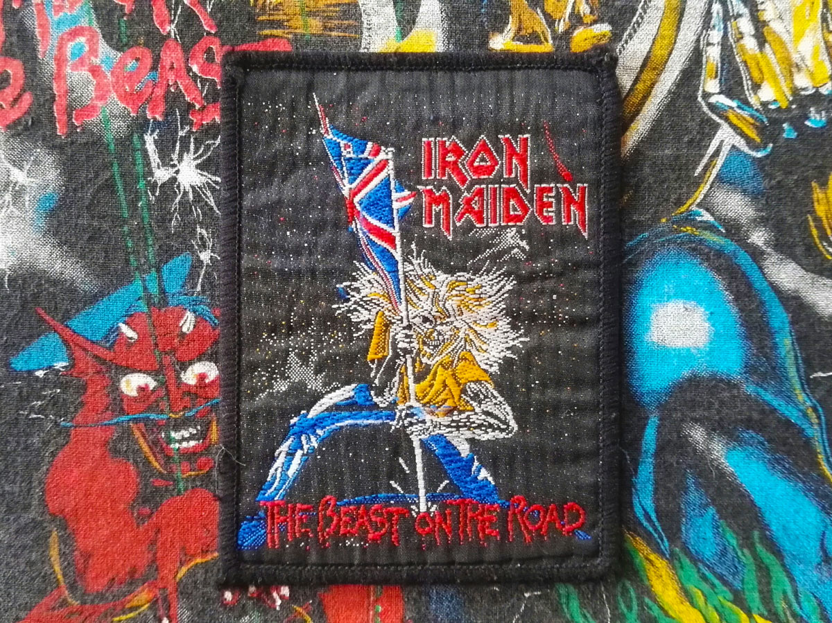 Patch Tissé Iron Maiden The Number Of The Beast - Ecusson à Coudre 100% Polyester