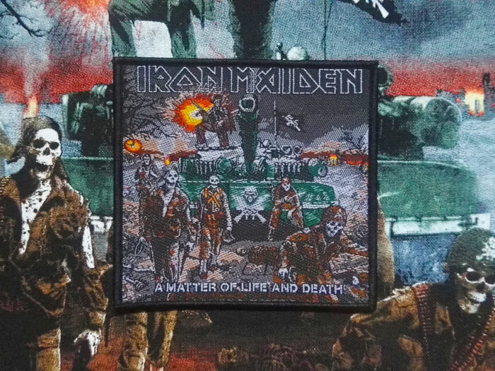 Iron Maiden A Matter Of Life And Death Woven Patch 2020