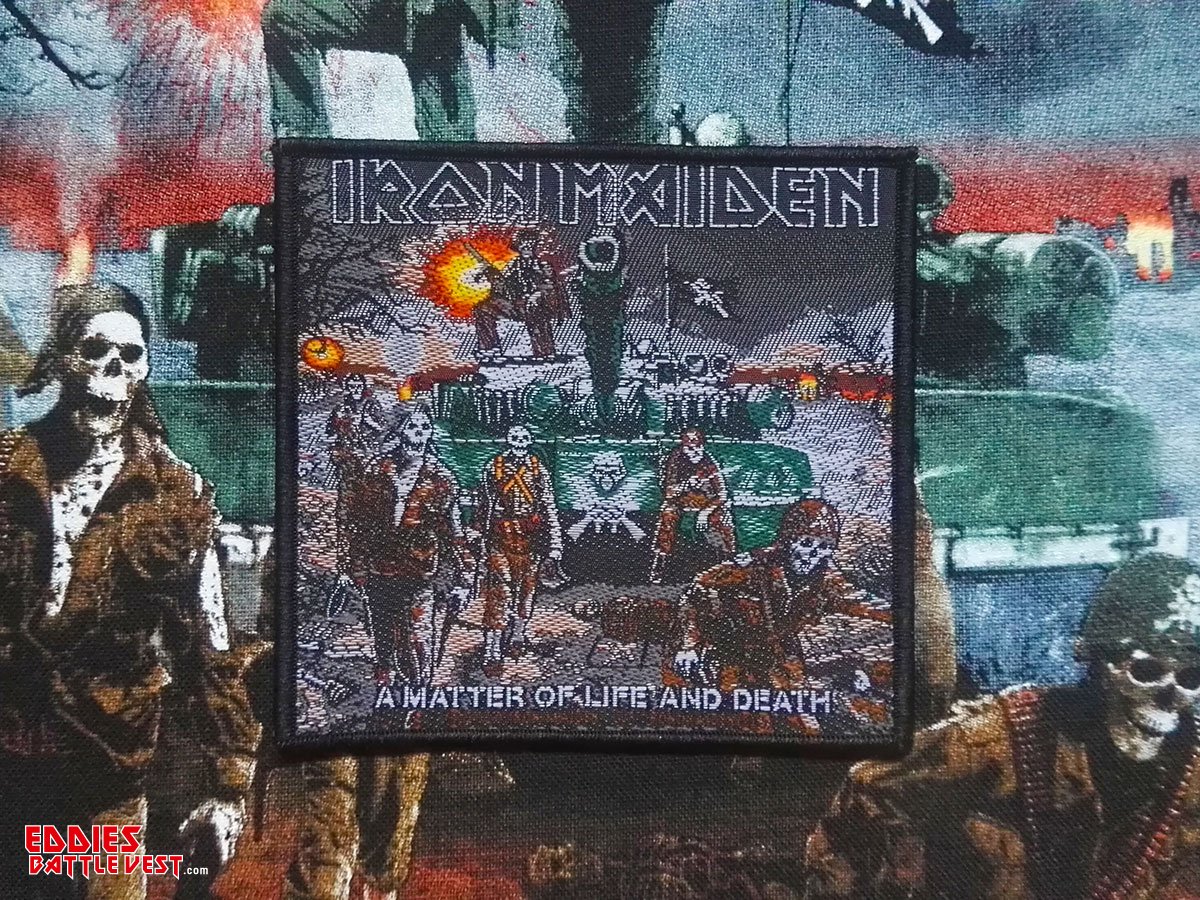 Iron Maiden A Matter Of Life And Death Woven Patch 2020