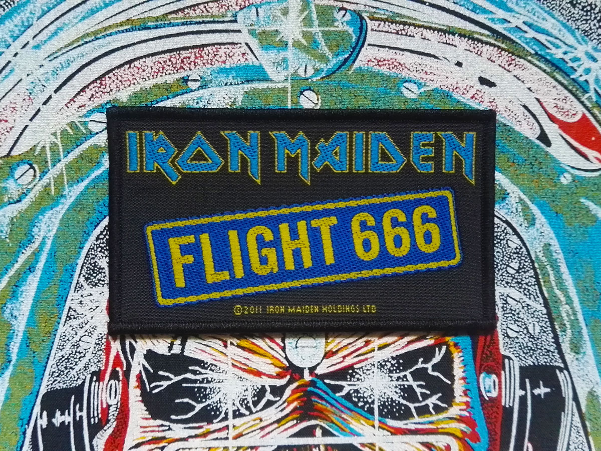 Iron Maiden Flight 666 Woven Patch 2011