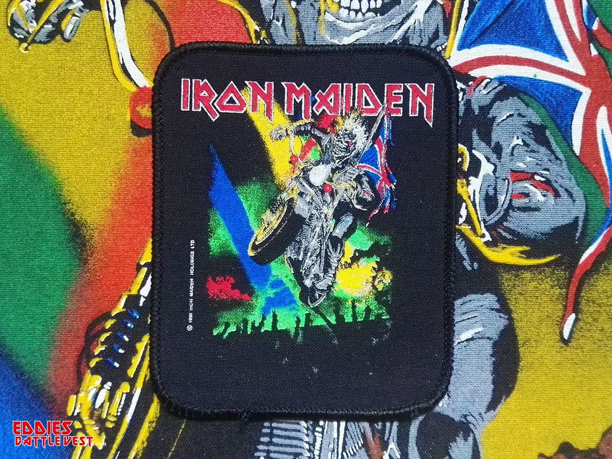 Iron Maiden Maiden England Printed Patch 1990