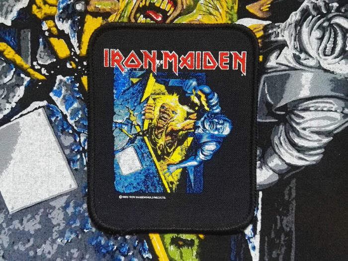 Iron Maiden No Prayer For The Dying Printed Patch 1990