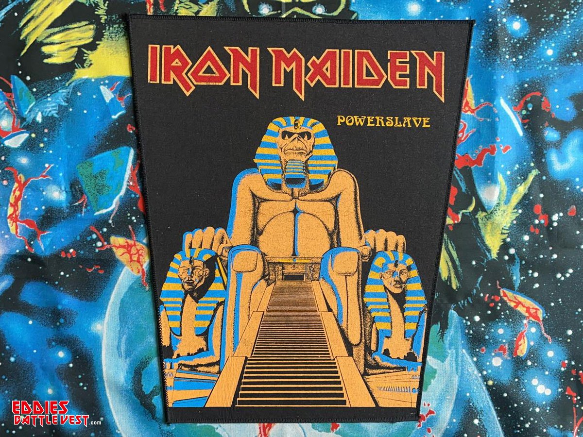 Iron Maiden Powerslave Backpatch Bootleg Version II