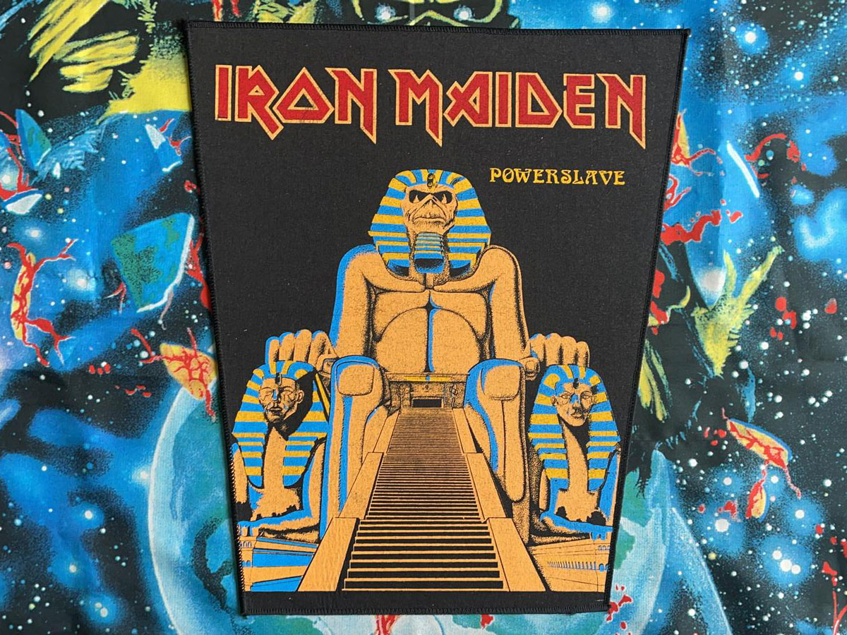 Iron Maiden Powerslave Backpatch Bootleg Version II