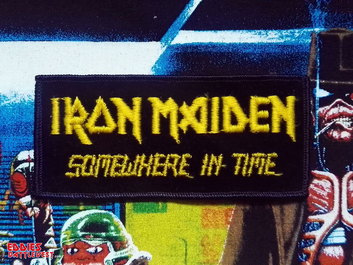 Iron Maiden Somewhere In Time Embroidered Patch