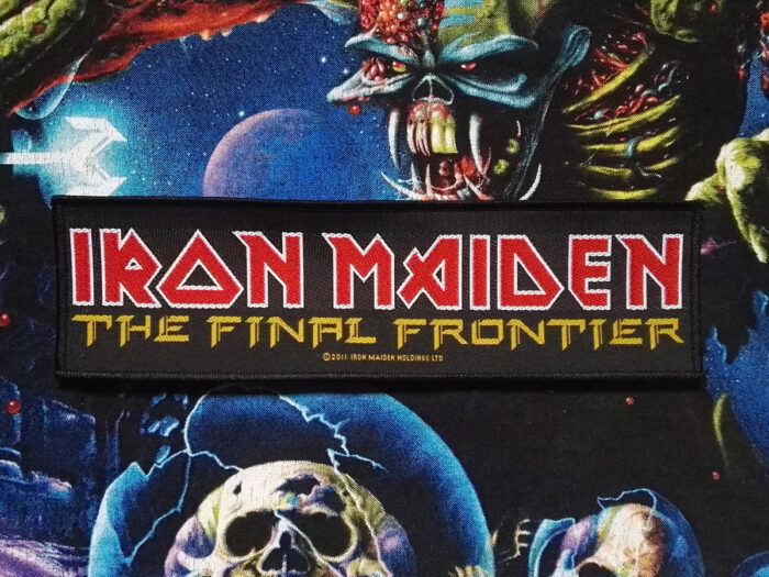 Iron Maiden The Final Frontier Stripe Woven Patch 2011