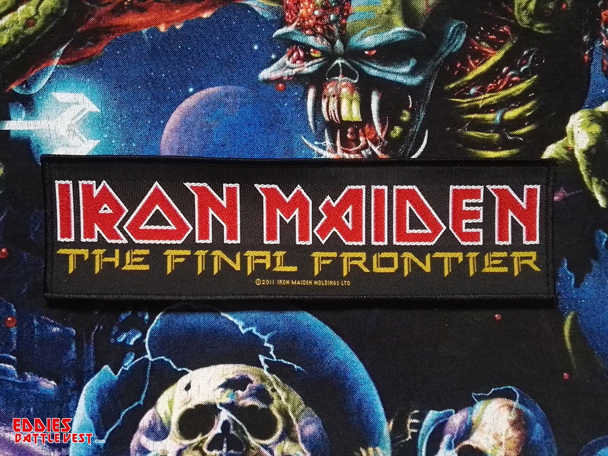 Iron Maiden The Final Frontier Stripe Woven Patch 2011