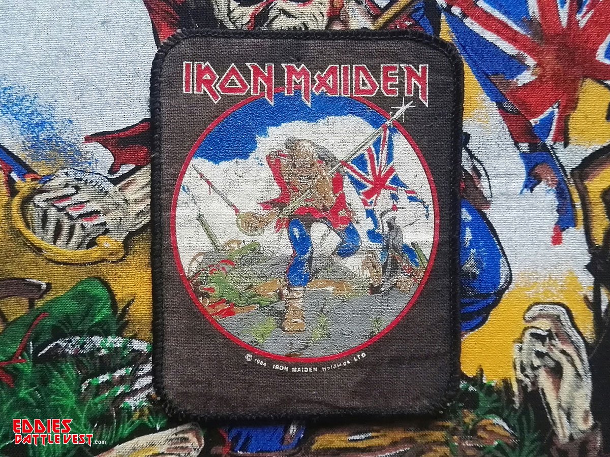 Iron Maiden "The Trooper" Printed Patch 1984 Version II
