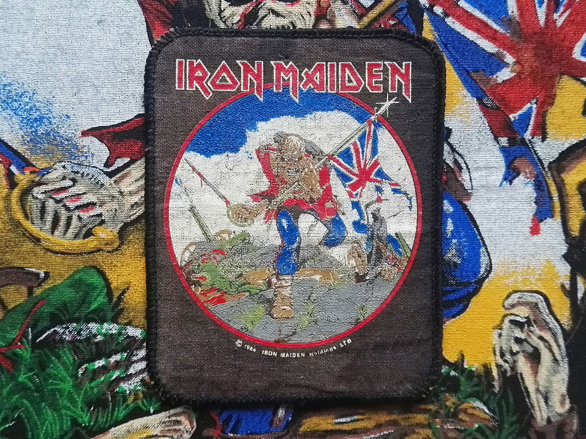 Iron Maiden "The Trooper" Printed Patch 1984 Version II