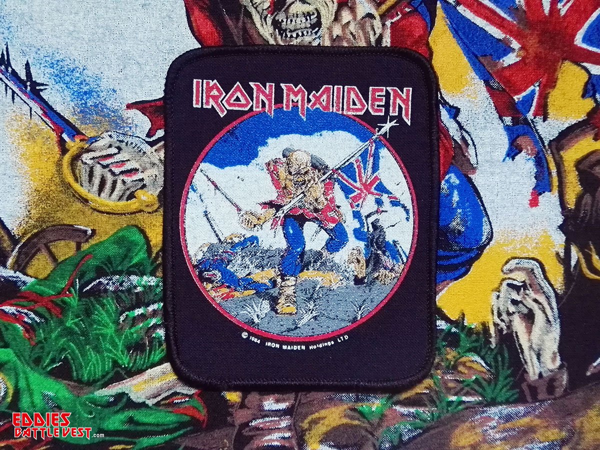 Iron Maiden The Trooper Woven Patch 1984