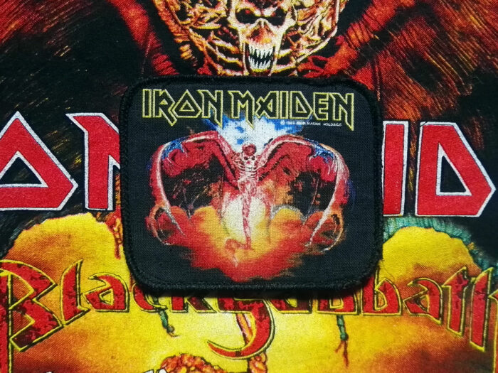 Iron Maiden Donington Vampyre Printed Patch 1993
