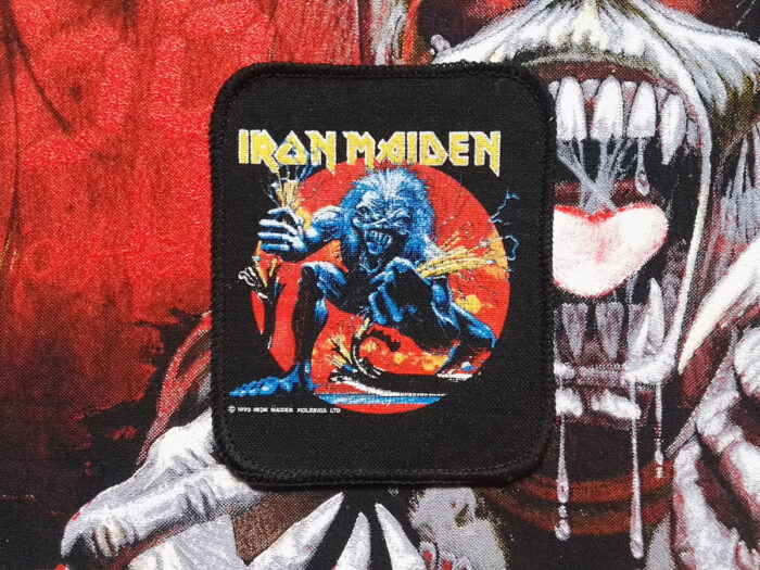 Iron Maiden A Real Live One Woven Printed Patch 1993