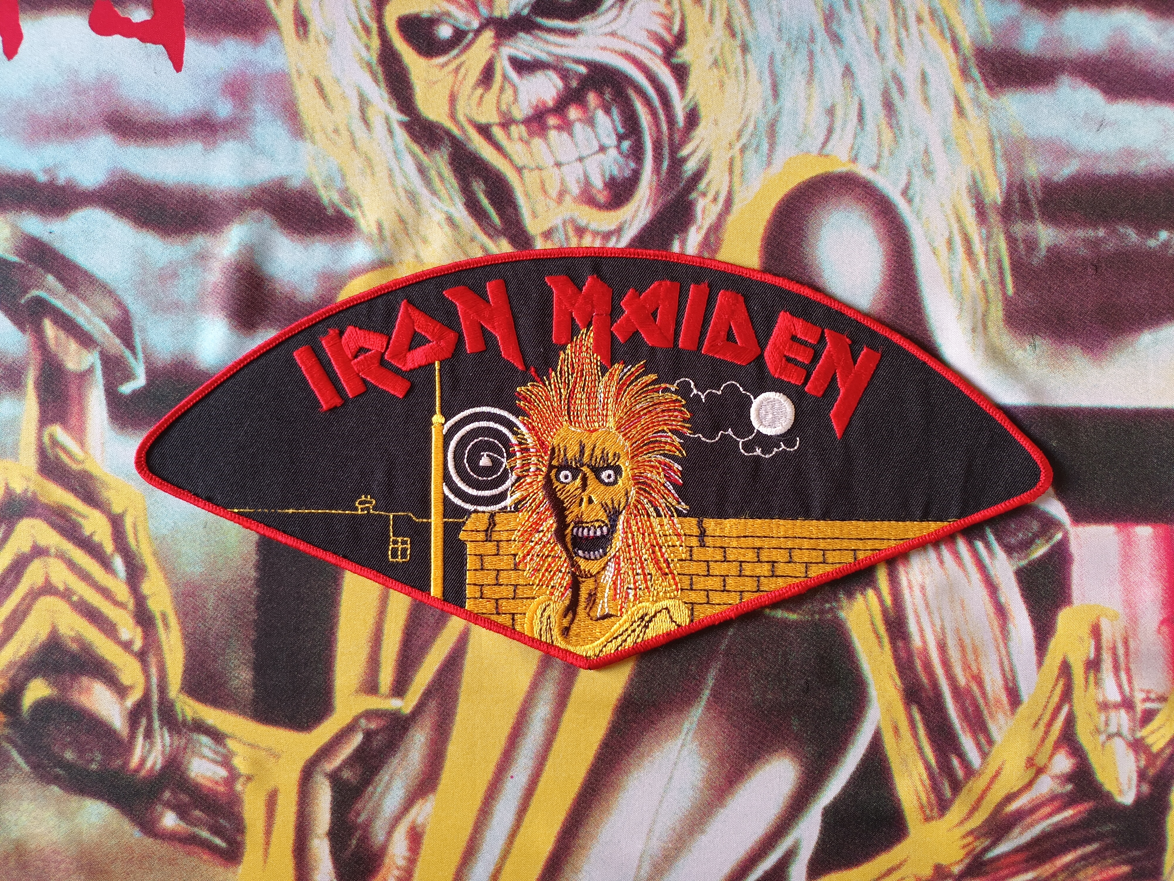 Iron Maiden First Album Roadie Backpatch