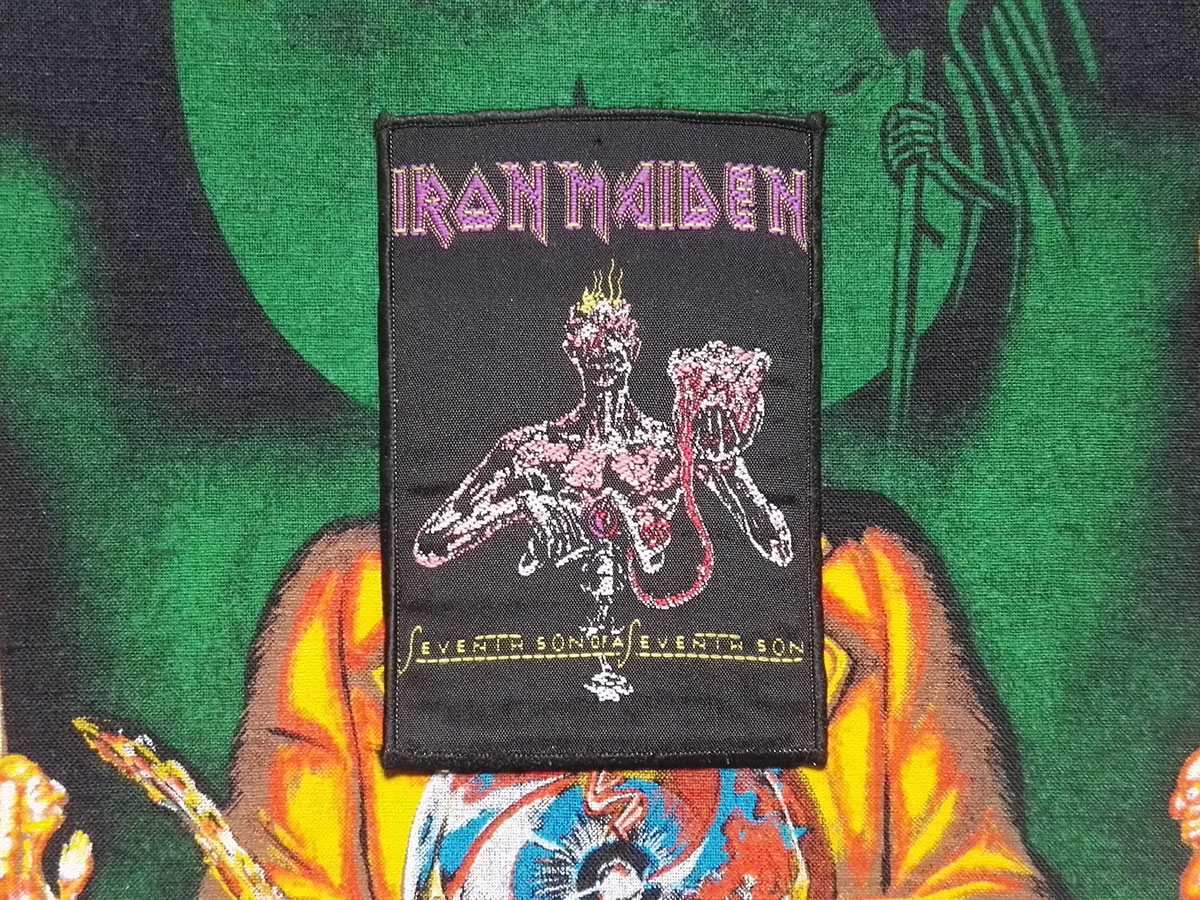 Iron Maiden Seventh Son Woven Patch Version III