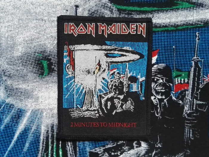 Iron Maiden 2 Minutes 2 Midnight Printed Patch