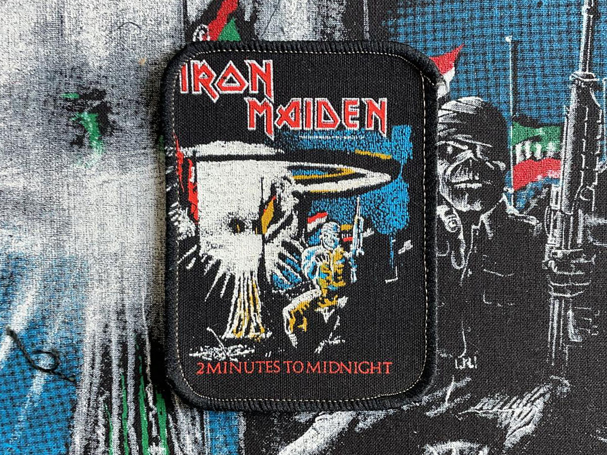 Iron Maiden "2 Minutes 2 Midnight" Printed Patch Version II