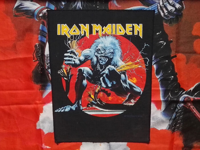 Iron Maiden "A Real Live One" Backpatch 1993 Red Version