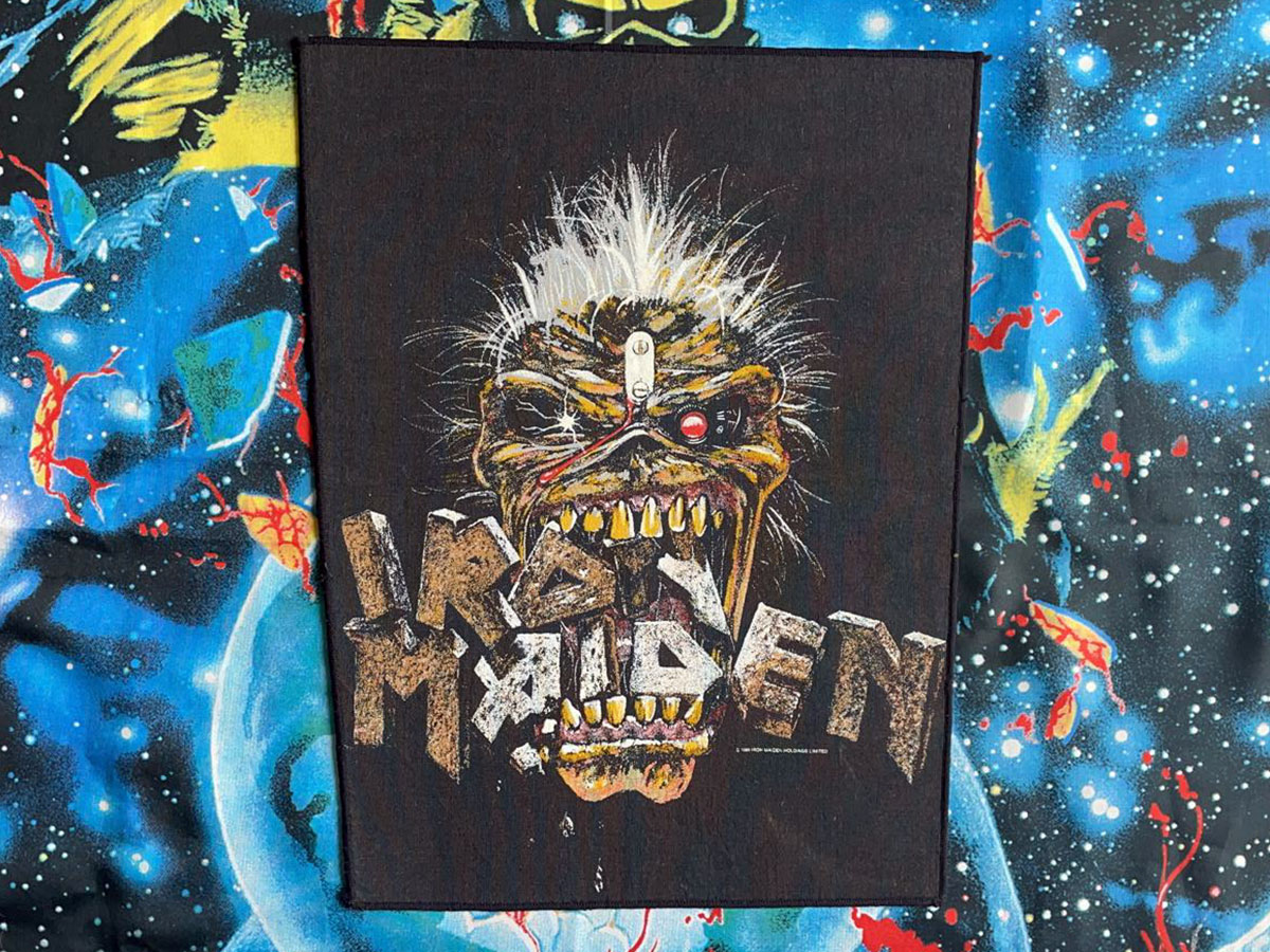 Iron Maiden Eddie Crunch Backpatch 1988 Version II