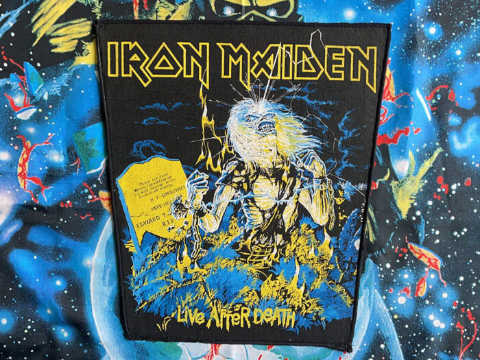 Iron Maiden Live After Death Backpatch Bootleg Version I