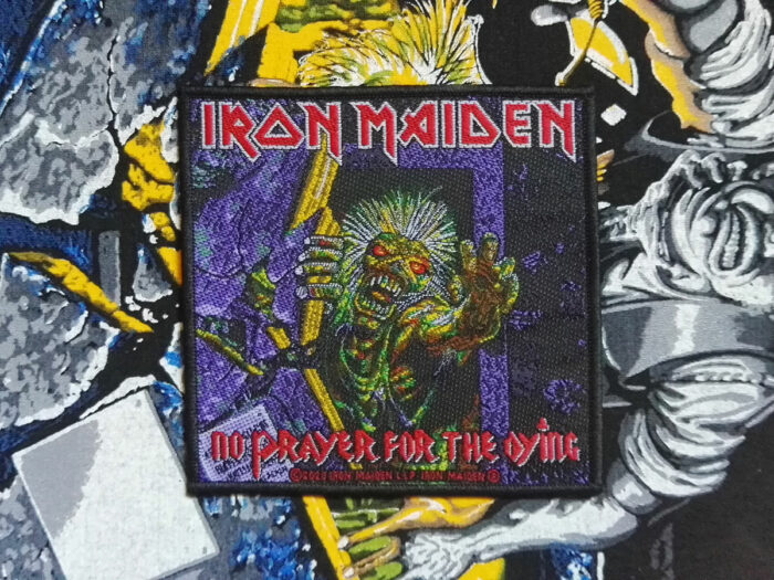 Iron Maiden No Prayer For The Dying Woven Patch 2020