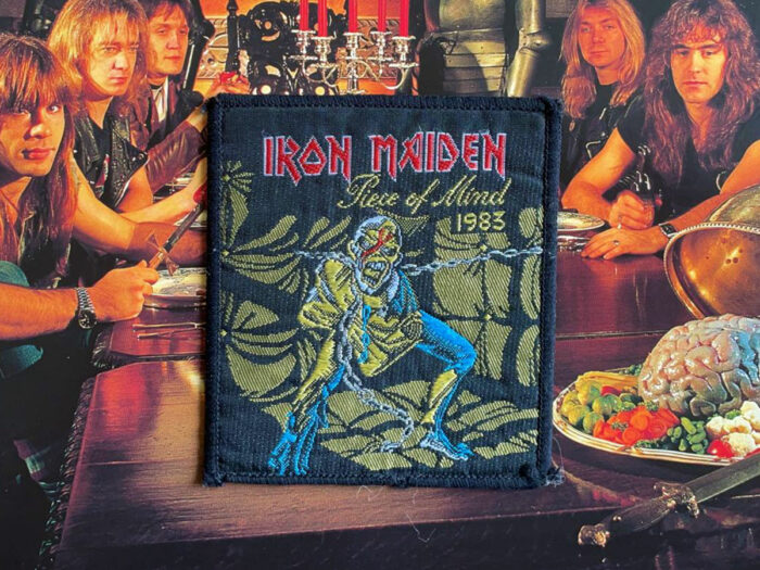 Iron Maiden Piece Of Mind 1983 Woven Patch