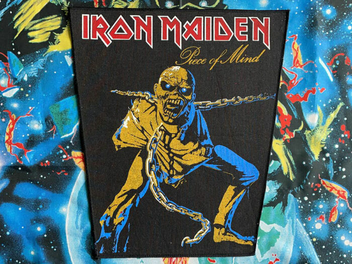 Iron Maiden Piece Of Mind Backpatch Bootleg Version I