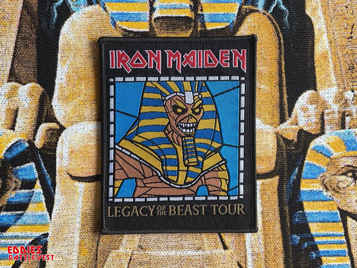 Iron Maiden Powerslave Woven Tour Patch 2019