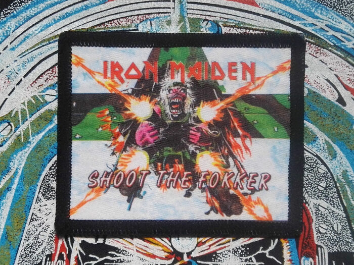 Iron Maiden Shoot The Fooker Photo Printed Patch
