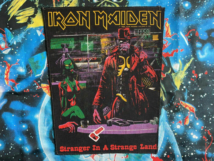 Iron Maiden Stranger in a Strange Land Backpatch 1986
