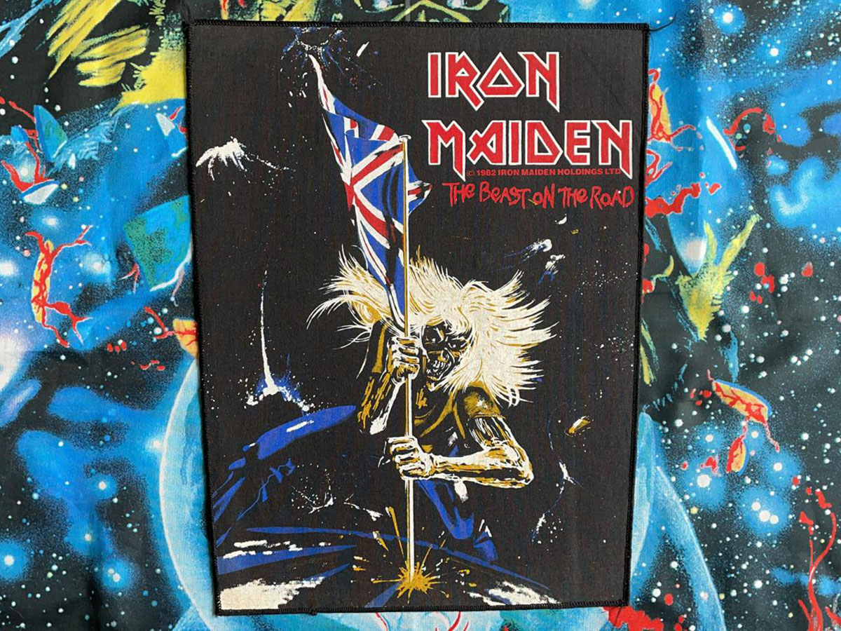 Iron Maiden The Beast On The Road 1982 Red Licensing Version