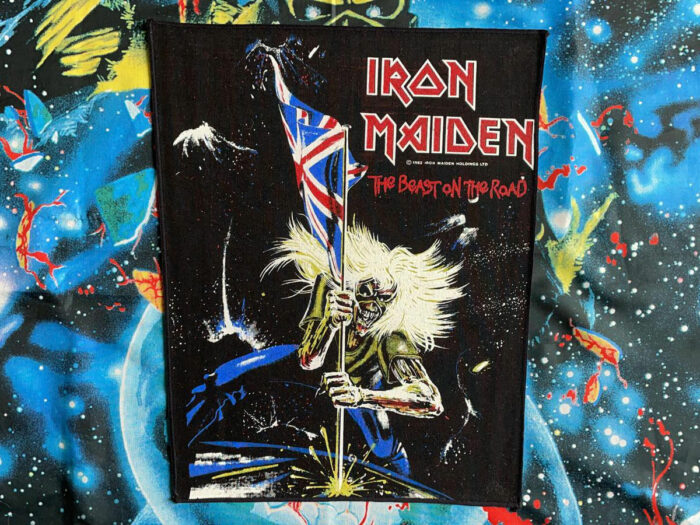 Iron Maiden The Beast On The Road 1982 White Licensing Version