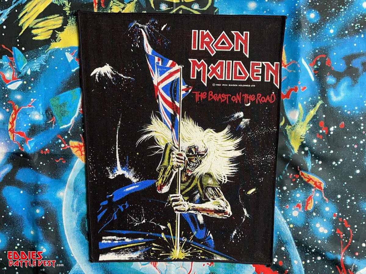Iron Maiden The Beast On The Road 1982 White Licensing Version