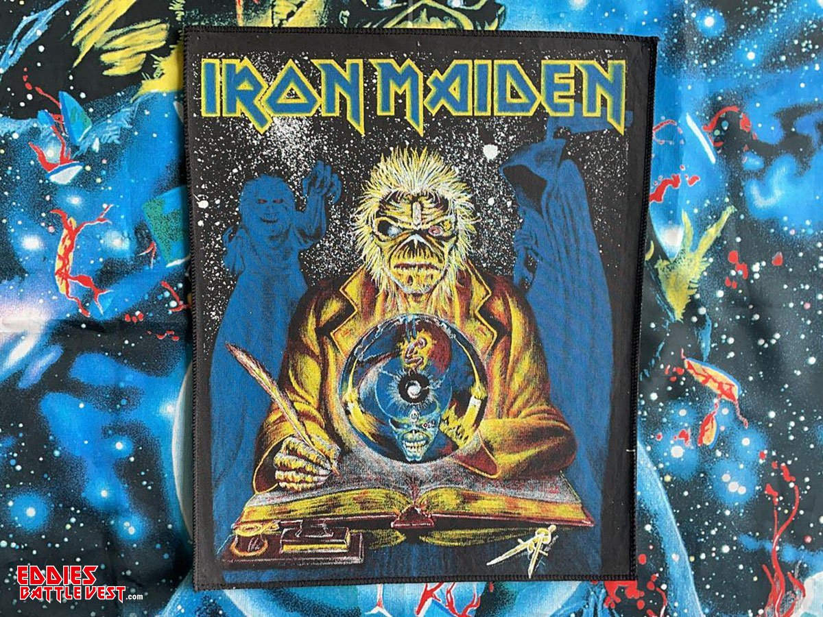 Iron Maiden The Clairvoyant Backpatch Bootleg Version III