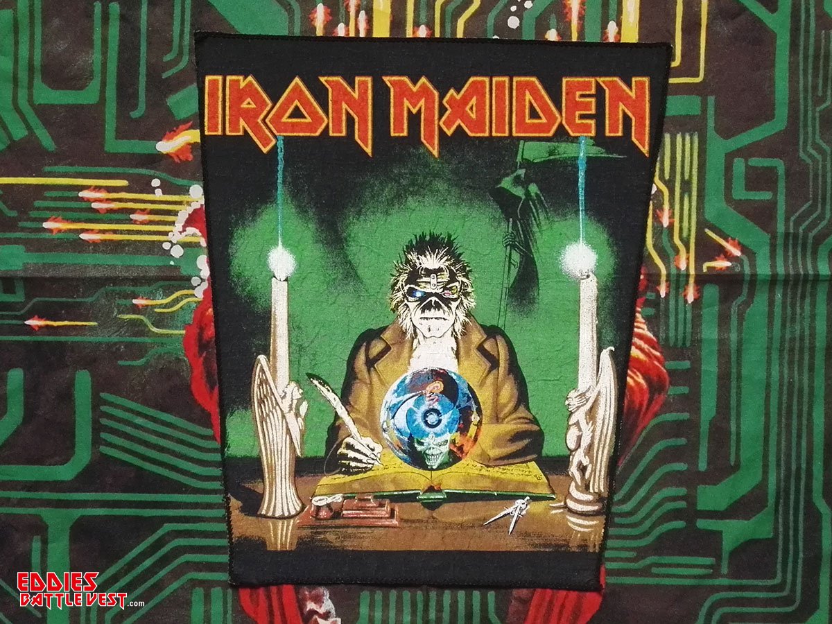 Iron Maiden The Clairvoyant Backpatch Bootleg Version I