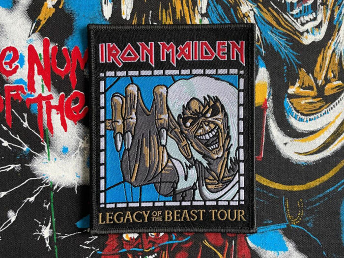 Iron Maiden The Number of the Beast Woven Tour Patch 2019