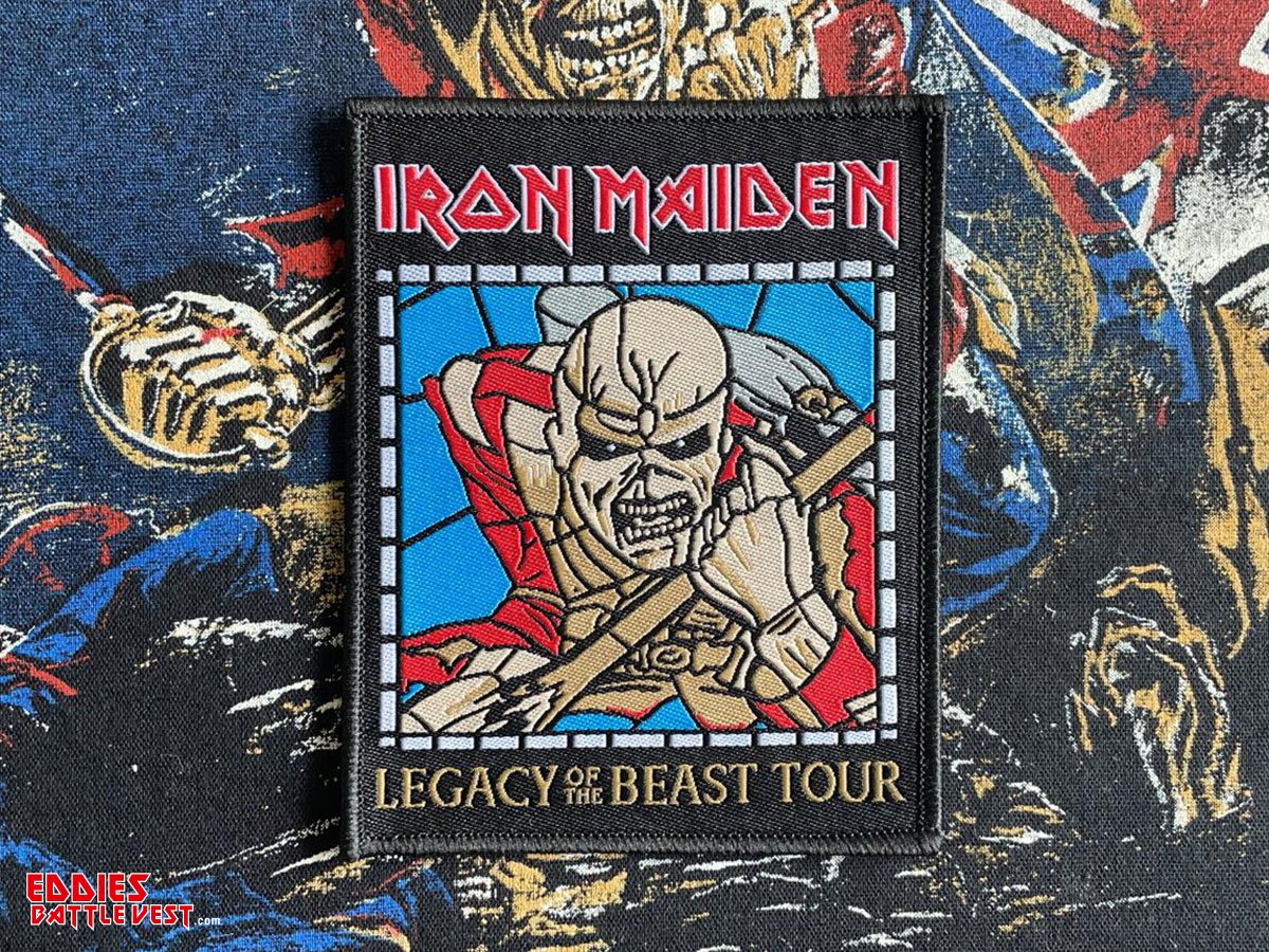 Iron Maiden The Trooper Woven Tour Patch 2019