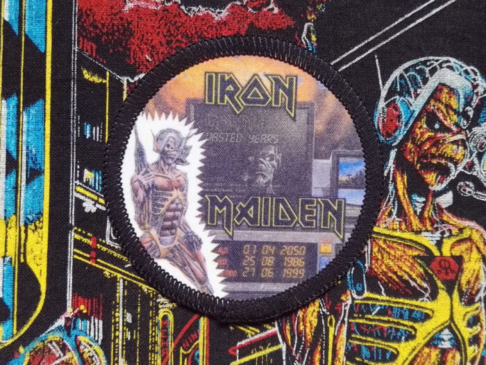 Iron Maiden Wasted Years Photo Patch
