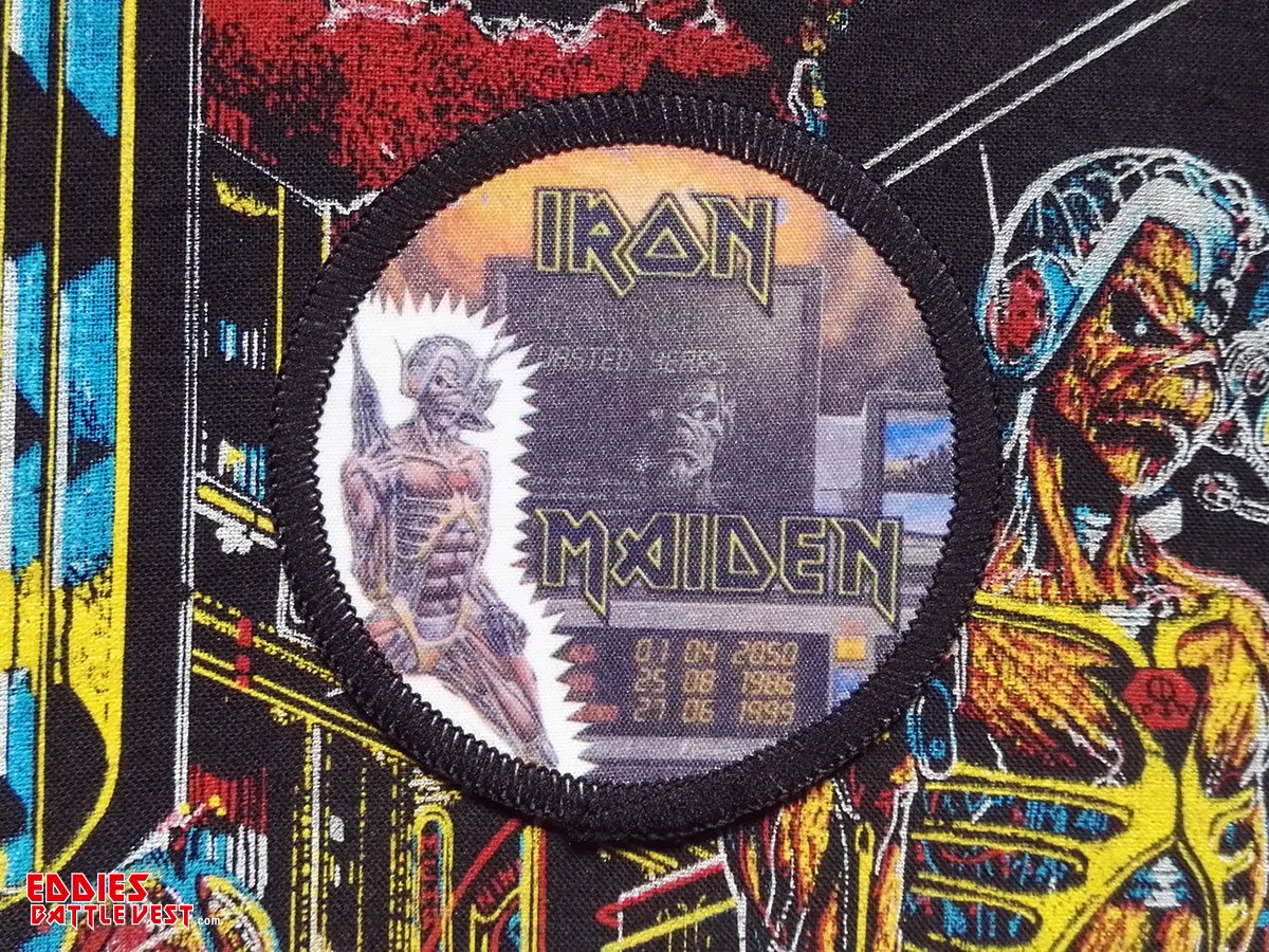 Iron Maiden Wasted Years Photo Patch