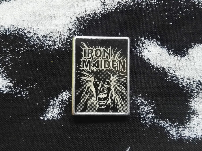 Iron Maiden Eddies Head Pin Badge Front