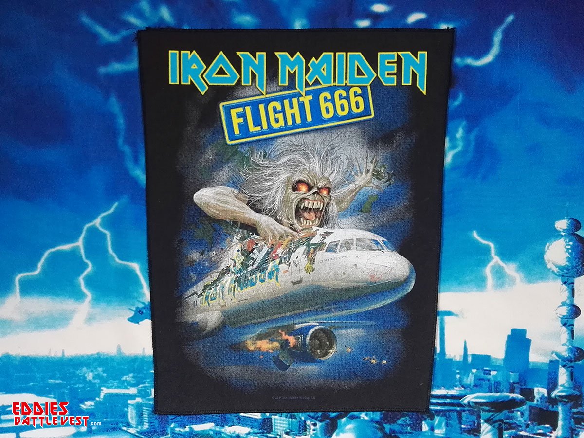 Iron Maiden "Flight 666" Backpatch 2011