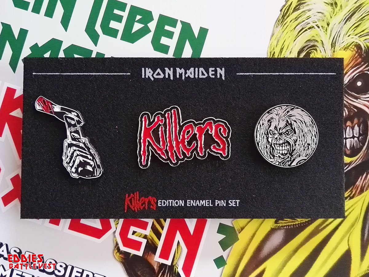 Iron Maiden "Killers" Edition Enamel Pin Set