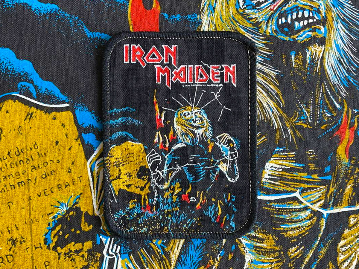 Iron Maiden Live After Death Printed Patch 1985 Version II