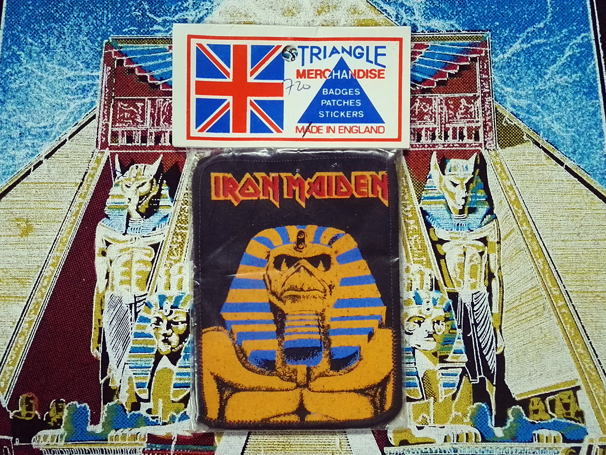 Iron Maiden "Powerslave" Printed Patch Original Wrapping