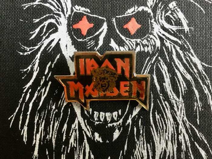 Iron Maiden "Shaped Logo" Pin Badge Front