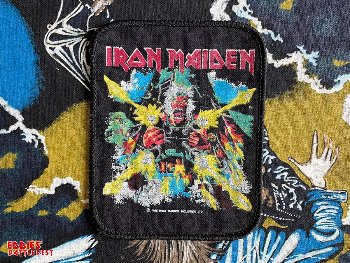 Iron Maiden Tailgunner Printed Patch 1990